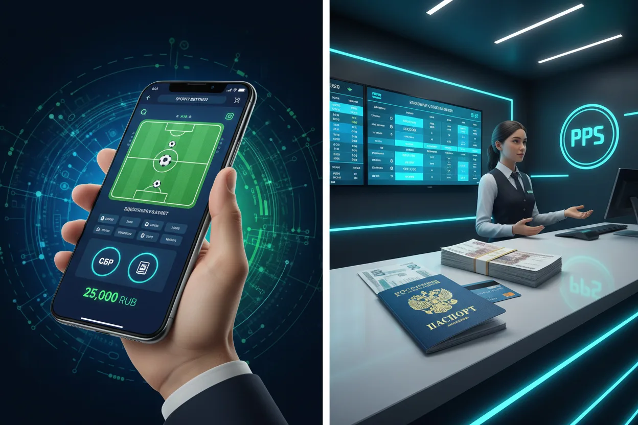 Онлайн vs наземные букмекеры в 2026 году: где выгоднее ставить в легальном рынке РФ — иллюстрация